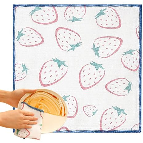 Asciugamani Da Cucina – Tessuto In Fibra Naturale, Assorbimento Rapido | Strofinacci Morbidi E Spessi Per Lavare I Piatti, Pulire | Panni Resistenti E Anti-pelucchi Per E La Casa