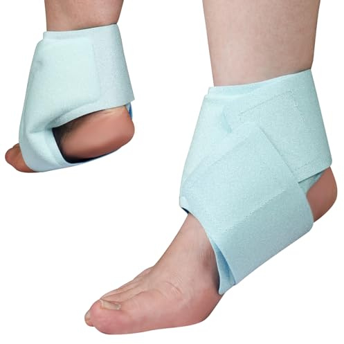 Bolsa de hielo para el tobillo, pequeña compresa fría, terapia de compresión de gel caliente, bolsas de hielo de gel frío, reutilizables, calcetines de compresión para tendinitis de Aquiles, esguinces