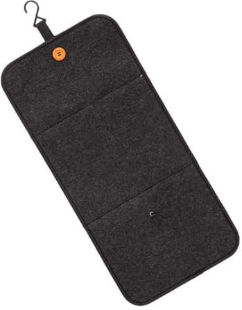 Healifty Portagioie Sospeso Organizer Portaorecchini Da Donna Borsa Portaoggetti Portagioie Sospesa in Materiale Stabile e Leggero Per Esposizione e Riposo Gioielli a Casa e Negozi Colore Grigio Scuro