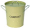 Eddingtons Compost Pail, Sage Green