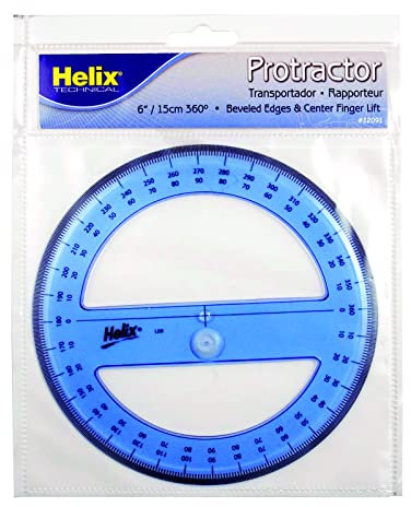 Helix 15cm / 360 Degree Protractor Angle Measure