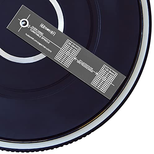Turntable Phonograph LP Phono Cartridge Stylus Alignment Protractor Tool – Mirrored (VTA Sold Separately)
