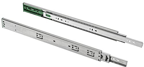 Soft Close self Close Drawer Runners Slides, Full Extension, 500mm, H45mm 25kg