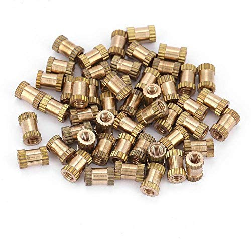 50pcs Écrous Incorporés M2.5 Insert Fileté En Laiton Avec Kit D'Assortiment Pour Assemblage De Matériel Électronique Et Mécanique