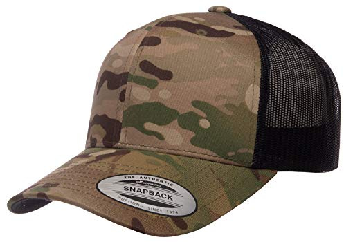 Yupoong Unisex Yp Classics Multicam Retro Trucker Cap Verschluss, Multikamera, Einheitsgröße