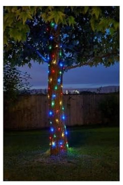 Smart Solar 100 Multi-Coloured Firefly String Lights