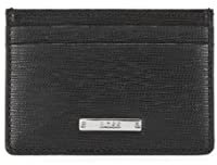 BOSS Hommes GalleryA S card Porte-cartes en cuir embossé avec plaquette logotée