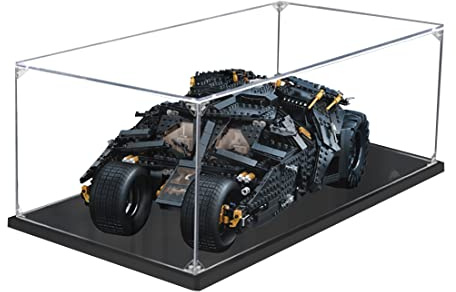 RGEAR Acryl Schaukasten Vitrine für Lego 76240, Transparent und Staubdicht Display Case (Nur Vitrine)