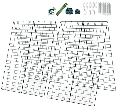 COSTWAY Support de Croissance Tutor pour Plantes Grimpantes, Légumes et Fruits - 2 Pièces pour Serre