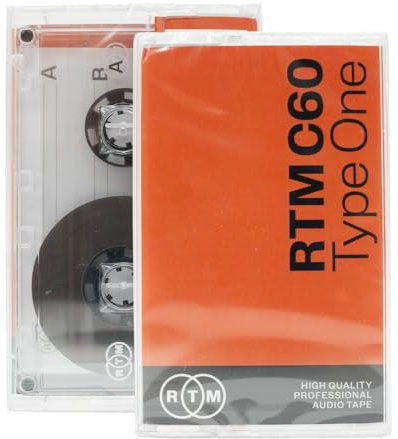 RTM C60 | Cassetta Musica Vuota per da 60 minuti di Tipo 1 | Ideale per la Registrazione Audio | Qualità da Studio | Singola cassetta