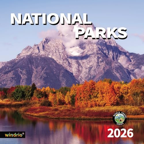 2026 Wall Calendar,Calendar 2026, November 2025 - December 2026, Wall Calendar National Parks, 12 x 24 Opened,Full Page Months Thick & Sturdy Paper for Calendar Organizing & Planning