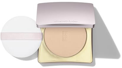 Elizabeth Arden, Flawless Skincaring Pressed Powder, Cipria Compatta per Viso, Polvere Fissante Trucco Effetto Mat, Tono Light, 9,9 g
