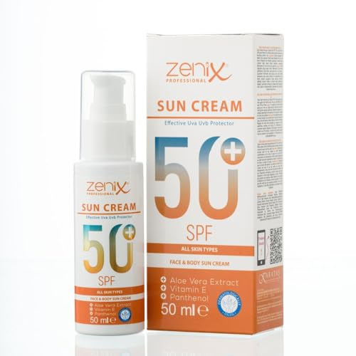 Zenix Professional Sun Cream - Crème solaire SPF +56- Protection efficace contre les UVA UVB pour le sport, la natation, le soleil, les sports d'hiver et plus encore