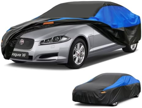 GUNHYI Car Cover Custom Fit for Jaguar XF Waterproof, Breathable, All-Weather Outdoor Full Cover for Rain, Sun, UV Protection