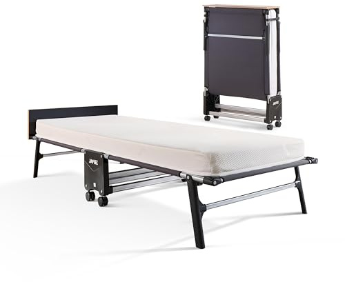 JAY-BE RM80 Letto Pieghevole, Nero, Singolo