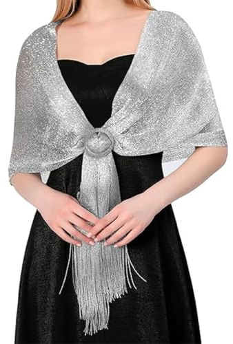 LAKJUOZ Stola Damen, Stola Für Abendkleid, Halstuch Chiffon Stola Schal Damen Elegant Chiffontücher Leichter Weicher Schal Übergroßen Schultertuch Stola Damen Festlich Für Abendkleid
