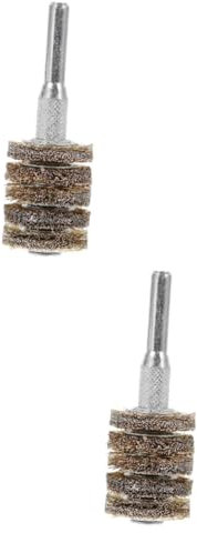 BUGUUYO 2pcs Electric Wire Brush Drill Attachment Rust Remover for Metal Cleaning Design for Heavy-duty Deburring and Removal for Welding Preparation and Polishing