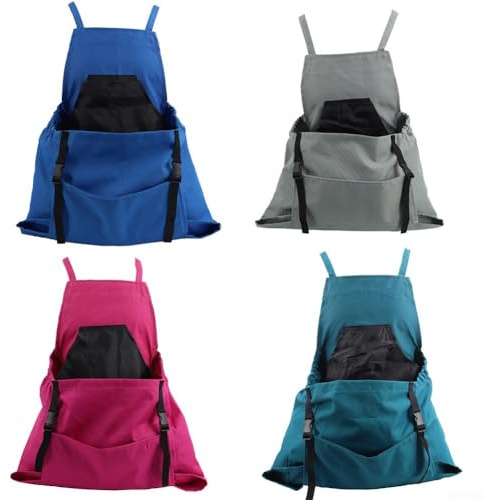 Tablier de jardinage conçu pour une récolte facile et une protection contre la poussière pour les amateurs de jardinage (gris)