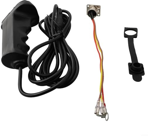 Controlador de cabrestante inalámbrico para vehículo todoterreno, mango de control con cable de 3,6 m, especificación de 500 A, material plástico, compatible con sistemas de cabrestante de coche