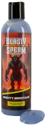 Beasty Cocks Beasty Sperm Mighty Minotaur Gleitgel 250 ml – Wasserbasis, vegan, für Masturbatoren, Fantasy-Dildos & Sextoys | Erotik Gleitmittel Anal