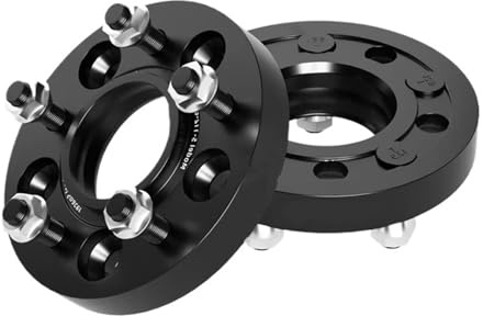 Hjuldistanser 2/4-delad För Toyota För Camry För Corolla För Platta 5x114.3 CB 60.1mm M12x1.5 Navcentrerad Svart Smidd Hjuldistans Hjulspacers(2x 25mm)