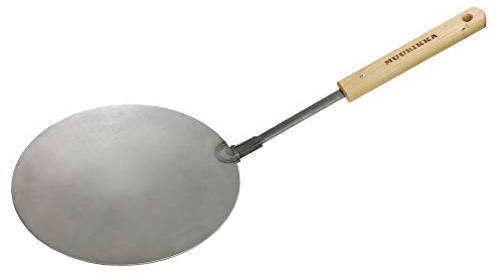 Muurikka Leisku Wanderpfanne mit Klappgriff, 26 cm Feuerpfanne, Kompakt für Camping und Outdoor