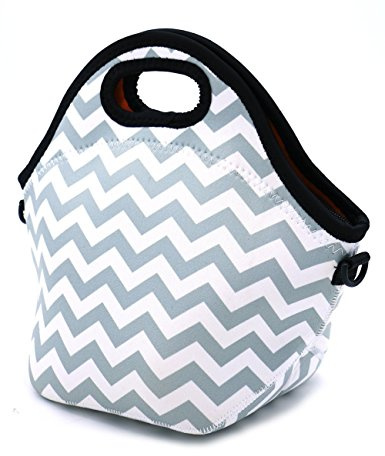 Case Wonder Bolsa Porta Alimentos - Neopreno Bolsa Almuerzo/Bolsa Comida/Bolsa Térmica Porta Alimentos/Fiambreras Comida Trabajo con Correa de Hombro para Infantil Escolares Trabajo Picnic