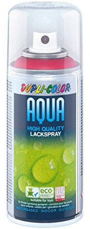Dupli-Color 476419 Aqua seidenmatt, 150 ml, RAL 3000, Feuerrot