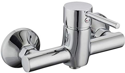 SCHÜTTE Mischbatterie Chrom Wasserhahn Einhebelmischer Duscharmatur Dusche
