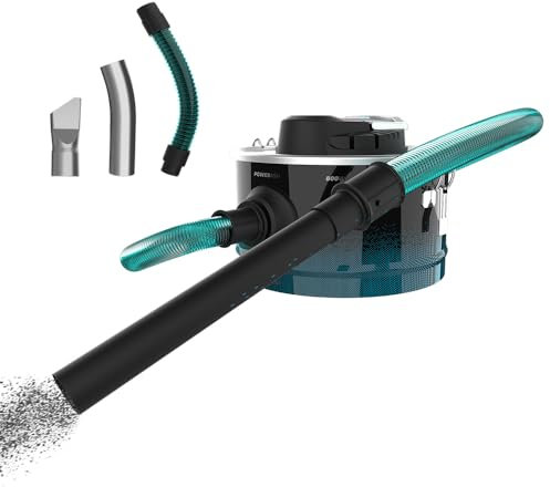 Cecotec Kompakter Aschesauger mit 10 l Fassungsvermögen Conga Ash 2000 Compact, 800 W, Aluminiumdüse und Robustes Absaugschlauch mit metallischer Beschichtung, 4 m Reichweite
