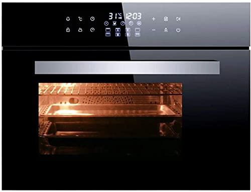 Horno de un solo ventilador Acero inoxidable A Calificación energética Horno de microondas solo en Silver Tact Horno halógeno de convección premium Ideal para asar, hornear Útil