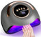 MOYKSRR Lámpara Led Uñas UV, 180W Profesional LED UV Lampara Uñas de Gel, Lampara LED Uñas con 4 Temporizador, Pantalla LCD, Sensor de Automático Para Manicura/Pedicure Nail Art en el Hogar y el Salón
