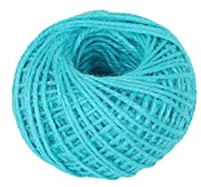 Kordel 30m Jute Seil Jute Twine Natürliche Sisal String Geburtstag Partybedarf Hanf Seil Hochzeit Dekor Natürliche Sackleine Hessian Paketschnur (Color : Style-B-Blue)