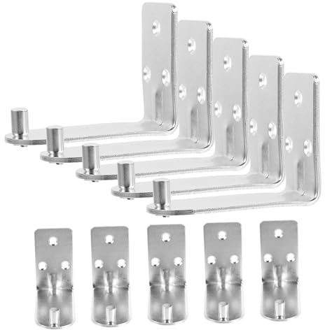 jojofuny 10 Pièces Crochet d'extincteur Support en Fer en Forme de L Cintre galvanisé Accessoires d'incendie Crochet dextincteur pour Mur de Montage dextincteur Sec Mural Brancher