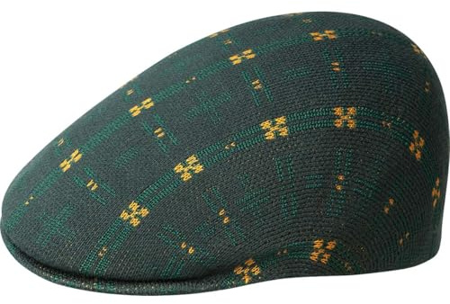 Kangol Hyper Plaid 507 Flatcap Schirmmütze Schiebermütze Damen/Herren - mit Schirm Winter Herbst-Winter