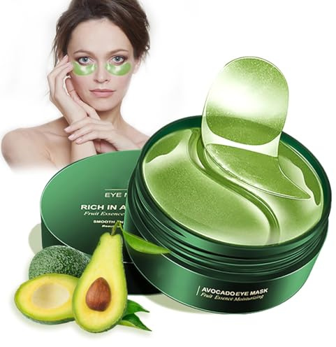 60 pcs Augenpads,Augenpads Gegen Augenringe,Hyaluronsäure Augenmaske,Augenringe Entfernen,Tränensäcke,Falten,Puffiness,Feuchtigkeit Spendende Augenmaske