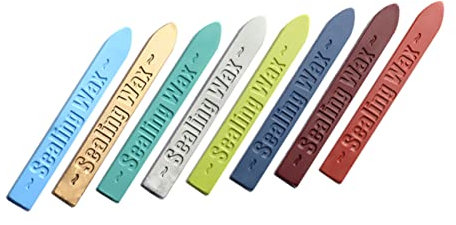BELLIFFY 8stücke Siegelwachsstäbe Antikes Wachs Für Briefe Umschläge Hochzeitseinladungen Geschenkpakete Partydeko Basteln Und Mehr Zum Versiegeln Und Verzieren