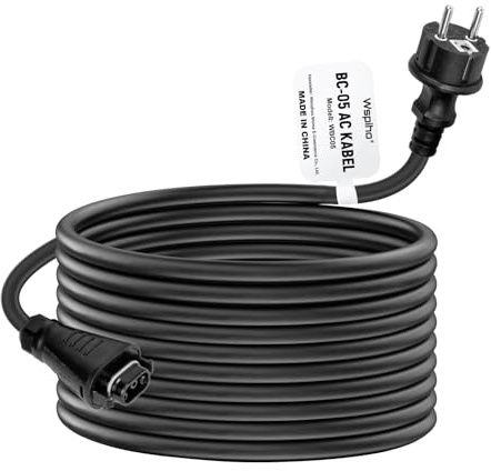 WSPIHO BC05 AC Kabel 10M,für HMS Field Connector Hoymiles Wechselrichter,BC-05 Buchse zu Schuko Stecker Anschlusskabel