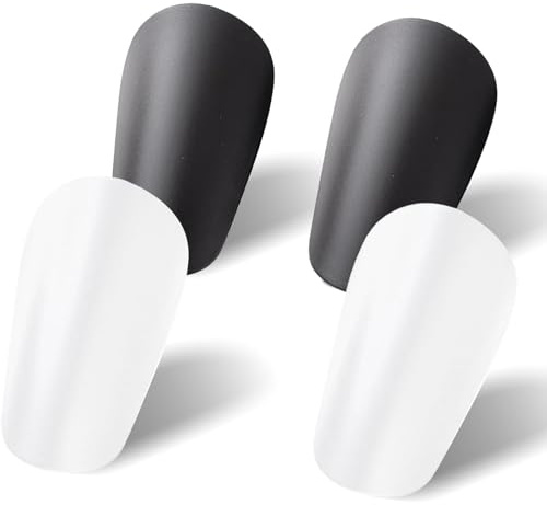 Alriedy Mini Schienbeinschoner Fußball 9,5 x 6 cm für Kinder - 4 Stück