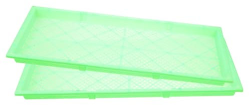 Abaodam 2pezzi Vassoi Germinazione Ventilati per Giardinaggio Coltivazione e Resistente