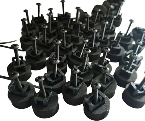 Magnetic Zip Tie Mount Cable Holder with Heavy Duty Cable Zip Ties