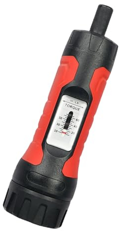 Cacciavite dinamometrico manuale Manico ergonomico Corpo in acciaio Gamma 10-65 pollici per armaioli Meccanici Montaggio preciso Cacciavite dinamometrico manuale