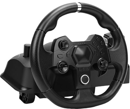 Annadue Racing Wheel Driving Force Racing Wheel Set mit Pedal, für/one/ 360/P4/P2/P3/PC/Android