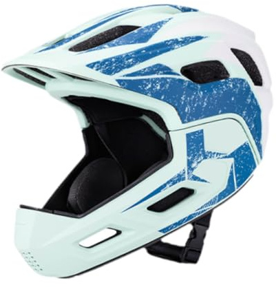 perfk Kinderfahrradhelm, Rennradhelm, Sporthelm, Kinderfahrradhelm für Outdoor-Aktivitäten, Jungen, Mädchen, Skateboard, Rollschuhlaufen, Blau Grün