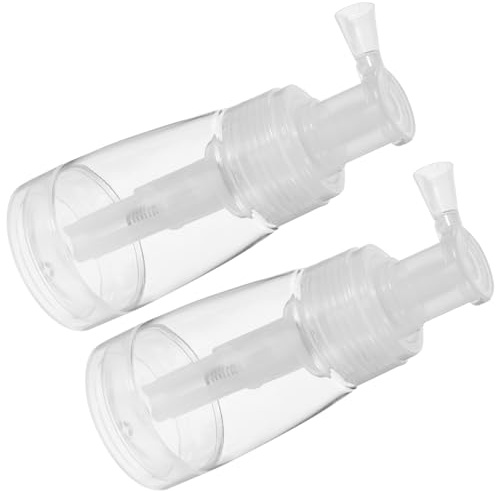 WESIEVYA 2 Botellas Pulverizadoras de Spray para Peluquería de 180 Ml, Reutilizables y Portátiles, Hechas de Pet Transparente para Uso Profesional en Salones