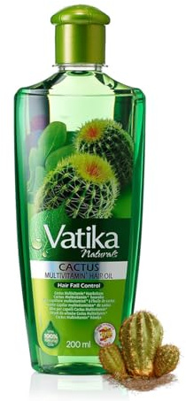 Dabur Vatika Cactus Enriched Hair Oil for Hair Fall Control 200 ml