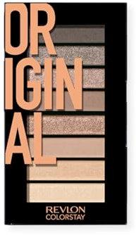 Revlon ColorStay Looks Book, Palette d'Ombres à Paupières, 8 Teintes Brillantes-Mates et Métalique, Original (900)