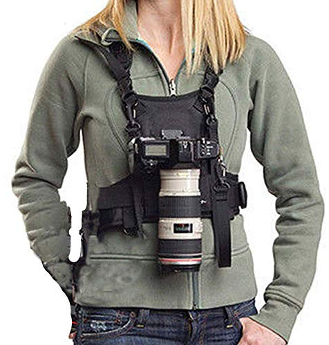 Nicama Harnais de Transport pour Appareil Photo Reflex numérique Canon 6D 5D2 Nikon D810 Sony A7S Sigma Olympus