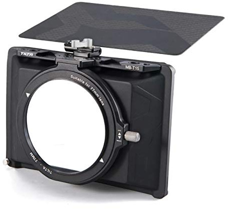 Tilta MB-T15 Tiltaing 4 * 5.65 MINI Matte Box für DSLR mirrorless Style Cameras Tilta Lens Hood Accessories Lens Ring 72mm 82mm 77mm 67mm top Flag