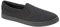 GladRags Mens Slip on Canvas Summer Shoes, Pumps, Trainers, All Black, Size 9